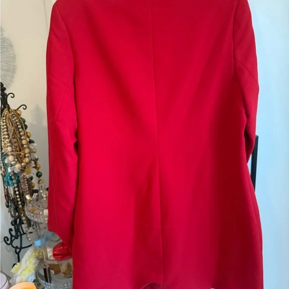 Red Women's blazer dress - Picture 4 of 5